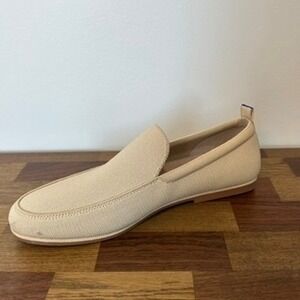 Rothys SINGLE RIGHT Foot Loafer Womens 10 Beige Tan Knit Washable Slip On